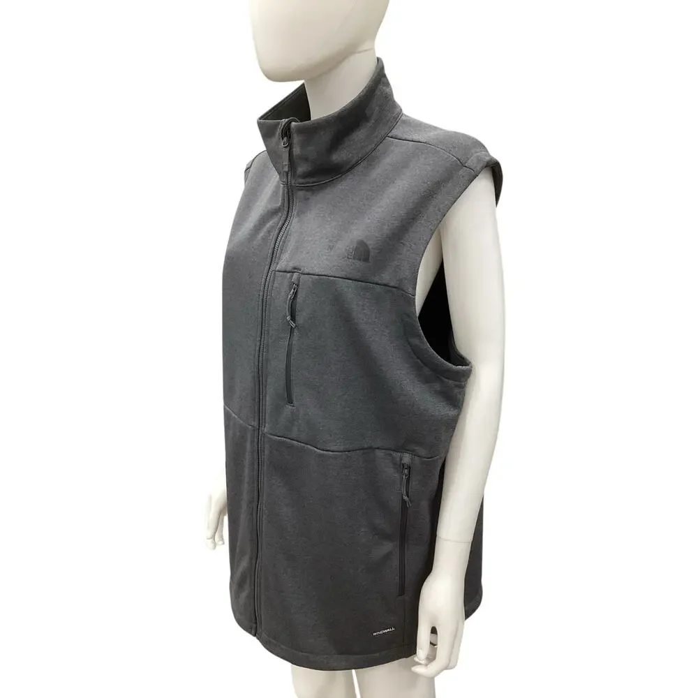 The North Face Vest Men’s Size XL “Windwall” Pockets With Zippers Dark Gray
